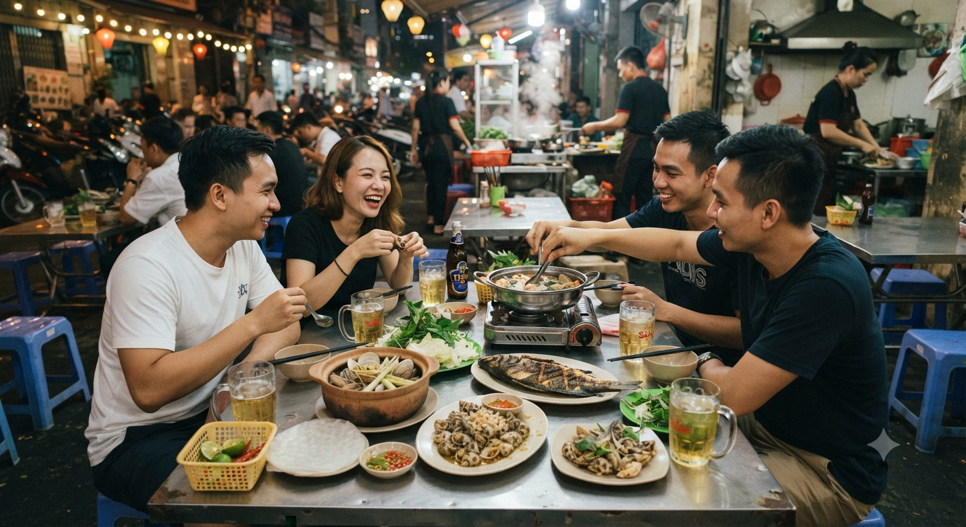 Các yếu tố cần cân nhắc khi gọi món ốc cho bàn 4 người