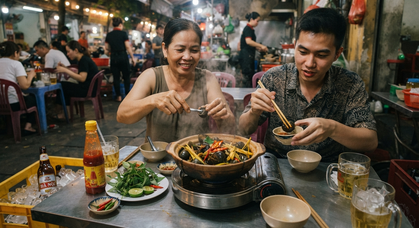 Những lưu ý khi thưởng thức món ốc lát xào sả ớt